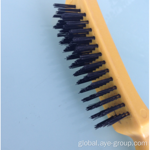  Nylon Brass Wire Brushes Steel Wire Brush 4 Row and 5 Row Supplier